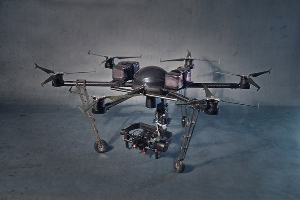 Hexa H950LR, carbon, Titanium Line. >80 Min flight time